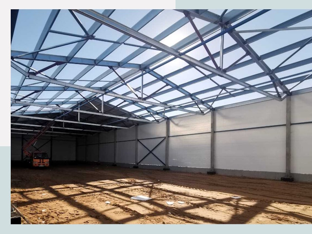 Строительство сенохранилищ в Димитровграде