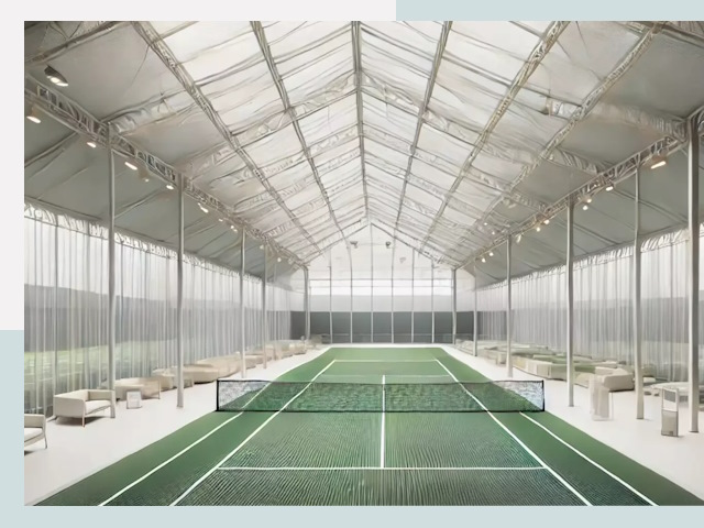 Строительство теннисных кортов в Димитровграде