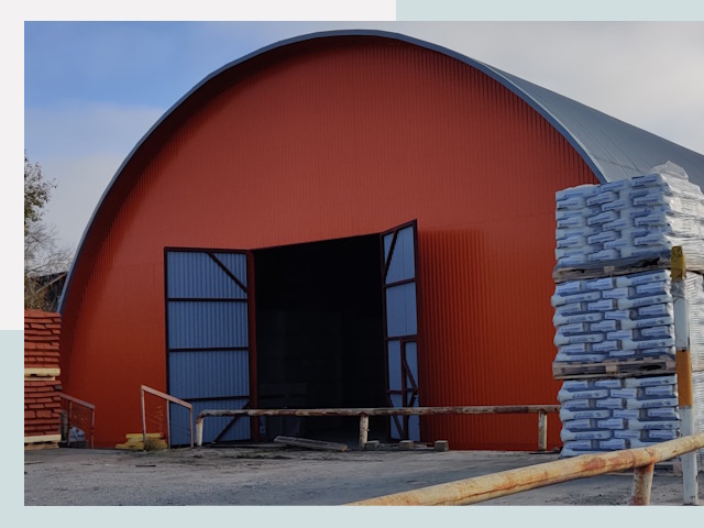 Полукруглые ангары по цене от 618 руб. в Димитровград