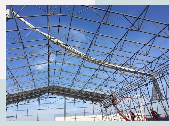 Шатровые ангары от 618 руб. в Димитровграде и Ульяновской области