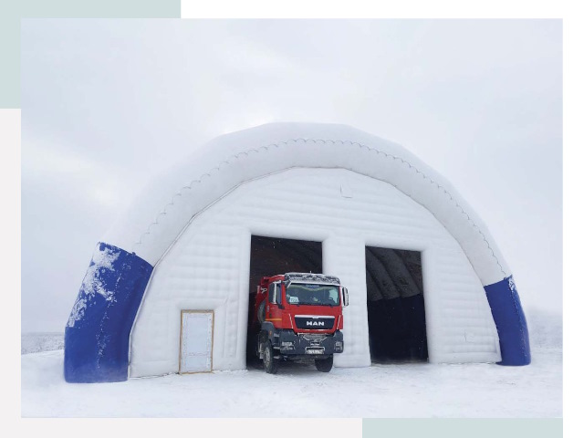 Мобильные ангары в Димитровграде