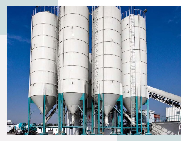 Строительство цементных силосов в Димитровграде