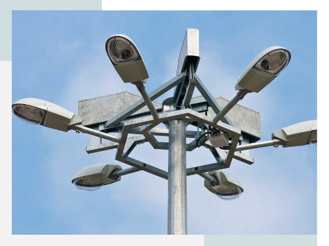 Монтаж осветительных мачт в Димитровграде