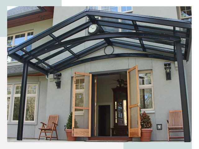 Козырьки металлические в Димитровграде