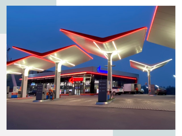 Навесы для АЗС в Димитровграде