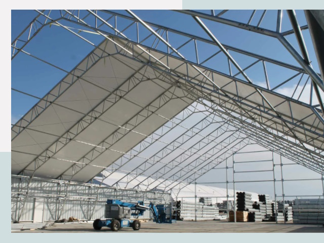 Каркасно-тентовые сооружения от СтальСтрой-Дмт по цене 618 руб.