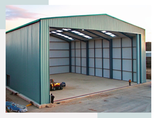 Строительство ангаров в Димитровграде