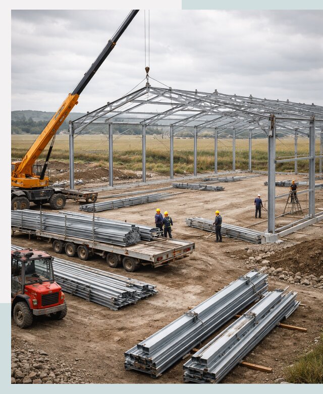 Строительство ангаров для сельхозтехники в Димитровграде под ключ