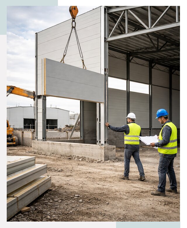 Склад из сэндвич панелей под ключ в Димитровграде от 9788 р. | СтальСтрой-Дмт