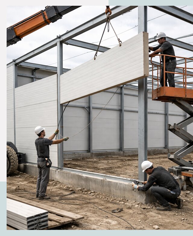 Строительство складов из сэндвич панелей в Димитровграде под ключ