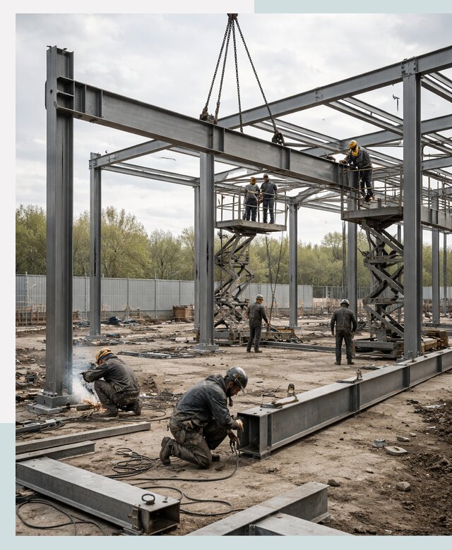 Строительство выставочных павильонов из металлоконструкций в Димитровграде