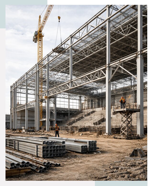 Строительство спортивных комплексов в Димитровграде от 30909 р. | СтальСтрой-Дмт