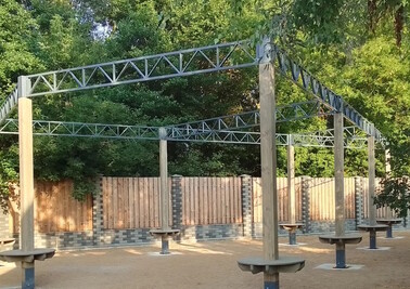 Терраса из металлоконструкций под ключ, проектирование, изготовление и монтаж от СтальСтрой-Дмт